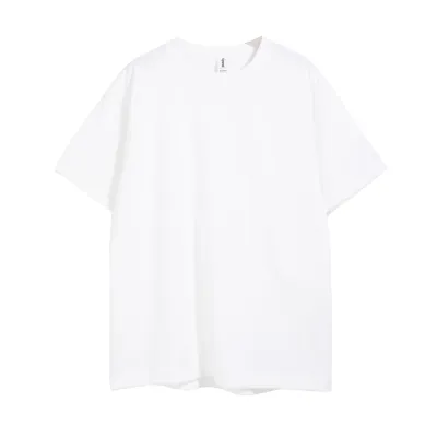 Men Unisex Basic 260gsm 32s Solid Color 100% Cotton Crew Neck Short Sleeve T-Shirt Custom
