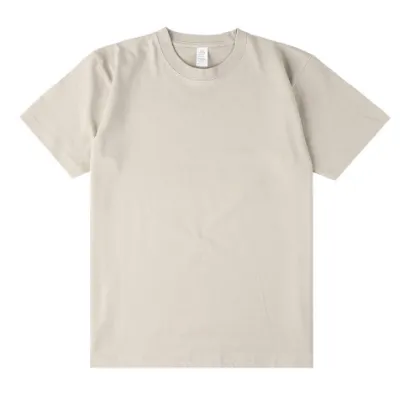 Women Men Unisex Summer 40S/2 210gsm Combed 100% Cotton Crew Neck Short Sleeve T-Shirt Custom