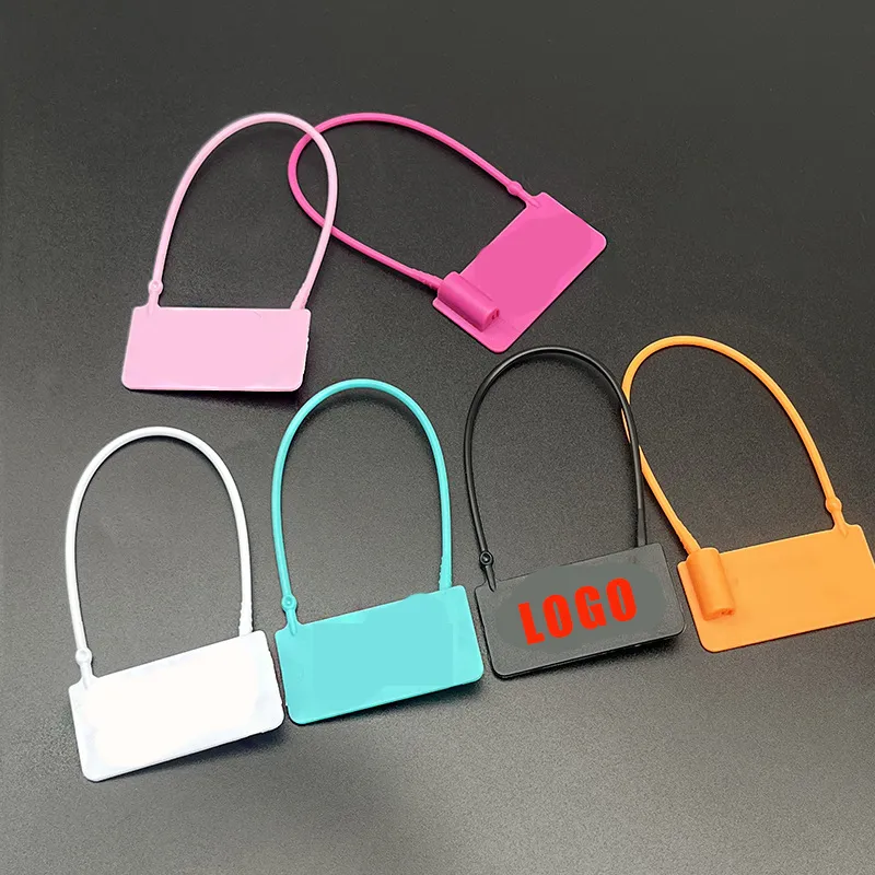 Custom Logo Anti-Theft Buckle Tags Cards For Clothing And Shoes