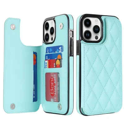 For Samsung Apple iPhone15 Pro Max Multi-Function Card Holder Phone Protective Case Imitation Leather