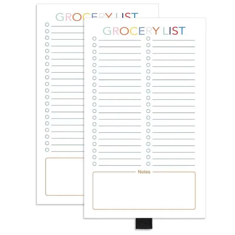 Simple Creative Colorful English Magnetic Tearable Note Pad