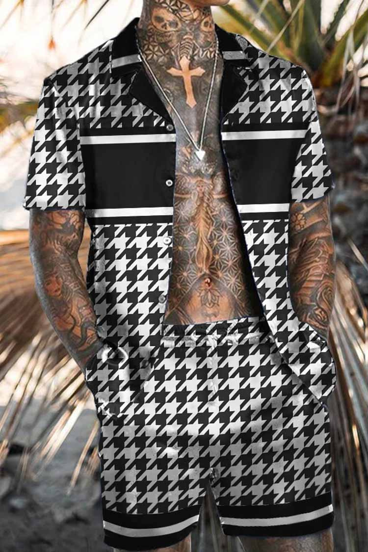 Wholesale Men Fashion Casual Vacation 3D Print Plus Size