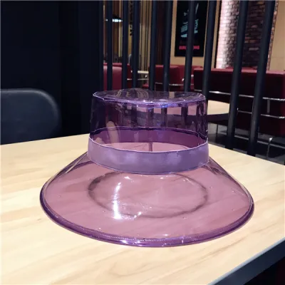 Women Fashion Creative Transparent PVC Sunshade Bucket Hat