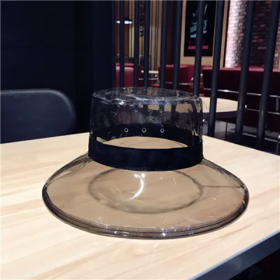 Women Fashion Creative Transparent PVC Sunshade Bucket Hat