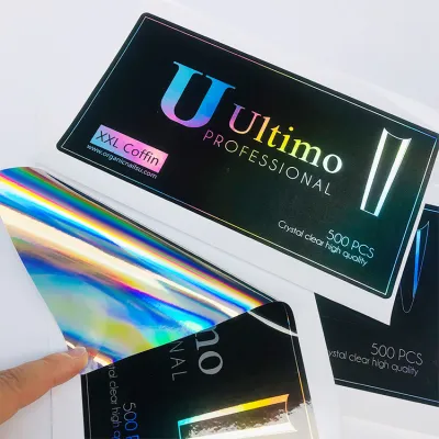 Custom Multicolor Adhesive Pvc Laser Waterproof Sticker Label