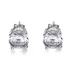 8M Drill Earrings [Platinum Plated]]