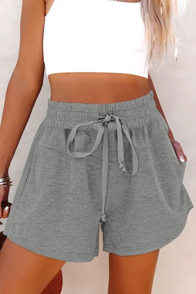 Women Casual Polyester Shorts Urban Wind Style Mid-Waist Hot Pants