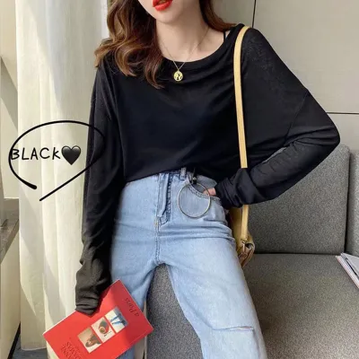 Women's Sun Protection UPF50 Korean Style Loose Chiffon T-Shirt