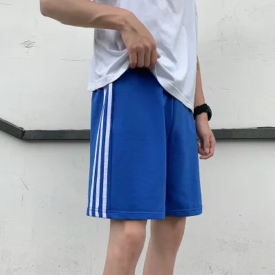 Men Casual Stripe Sports Bermuda Shorts