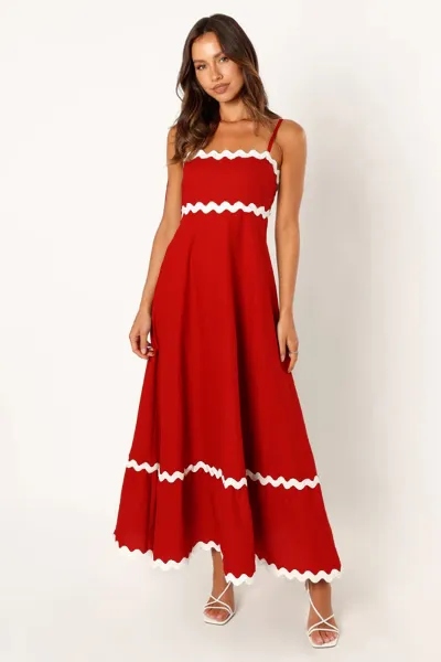 Women Casual Summer Vacation Floral Color Blocking Maxi Sun Dress