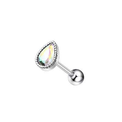 Women Fashion Stainless Steel Sun Moon Lip Nail Nose Body Piercing Jewelry