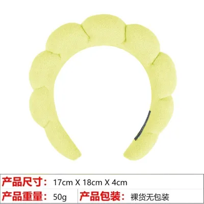 Fashion Face Wash Makeup Remover Hair Band Simple Cloth