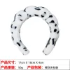 1# Flannel Gray Leopard Headband