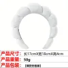 2# Golden Velvet White Headband