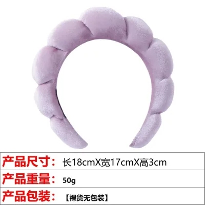Fashion Face Wash Makeup Remover Hair Band Simple Cloth