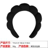 10# Terry Cloth Black Hairband