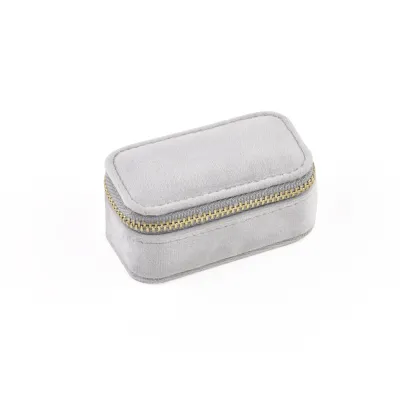 Portable Travel Velvet Mini Jewelry Box