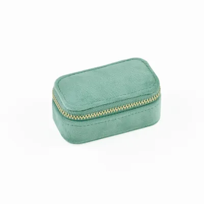Portable Travel Velvet Mini Jewelry Box