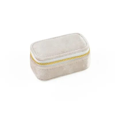 Portable Travel Velvet Mini Jewelry Box