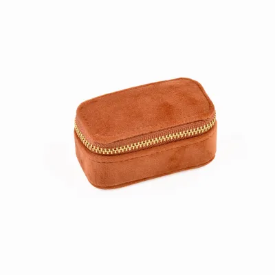 Portable Travel Velvet Mini Jewelry Box