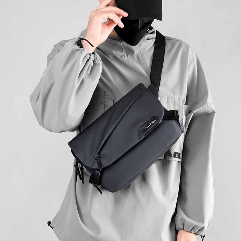 Wholesale Men Casual Sports Commuter Oxford Crossbody Bag