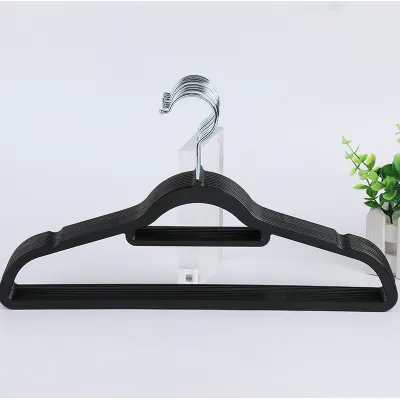 Simple Home Storage Non-Slip Clothes Rack 10 Sets Plastic Light Luxury
