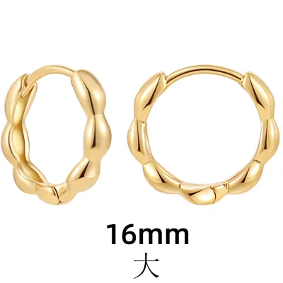 Women's Fashion Geometric Star Shaped Heart Shaped Square Hollow Earrings