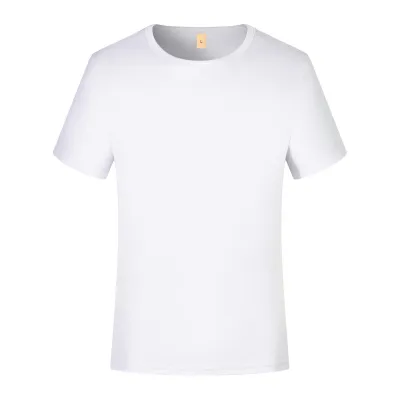 Unisex Summer Small Square Breathable Pattern Crew Neck Short Sleeve Quick-Drying Polyester T-Shirt Custom
