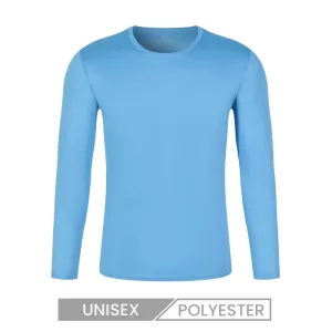 Unisex Custom Long-Sleeved Outdoor Marathon Running Sports Breathable Quick-Drying Crew Neck T-Shirt