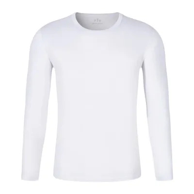 Unisex Custom Long-Sleeved Outdoor Marathon Running Sports Breathable Quick-Drying Crew Neck T-Shirt