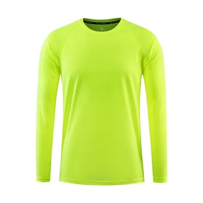 Unisex Long-Sleeved Quick-Drying Custom Logo Outdoor Crew Neck Breathable Fitness Sunscreen T-Shirt