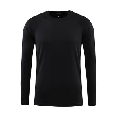 Unisex Long-Sleeved Quick-Drying Custom Logo Outdoor Crew Neck Breathable Fitness Sunscreen T-Shirt