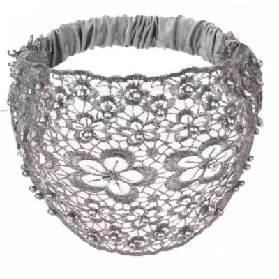 Hollow-Out Lace Plaid Women's Hair Band