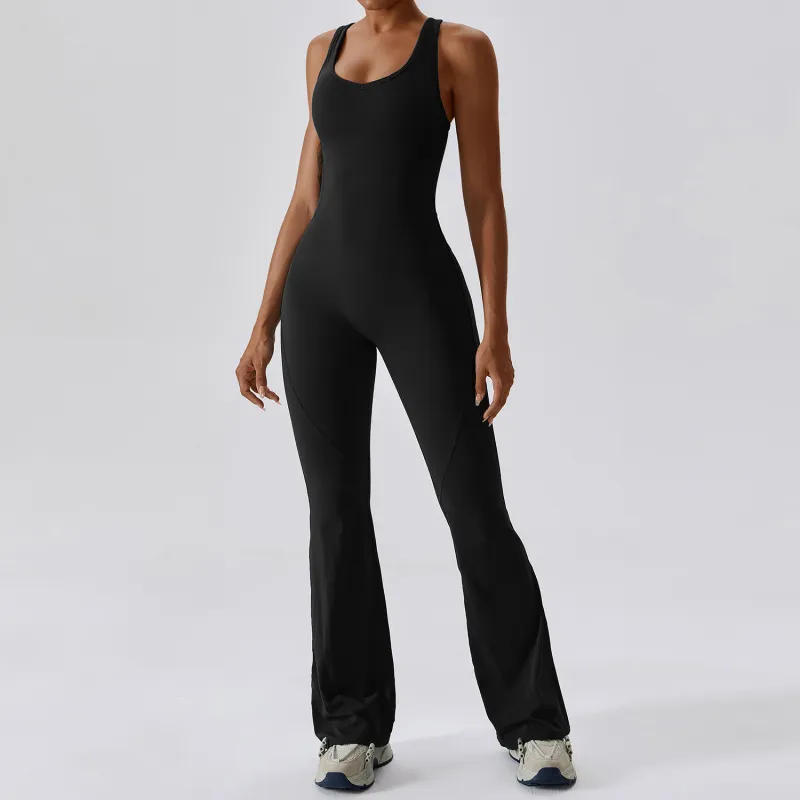 Women Quick-Drying Tight Hip Lifting Abdominal Yoga Sling Jumpsuits
