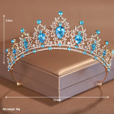 Kids Girls Casual Cute Party Rhinestone Crown Hairband