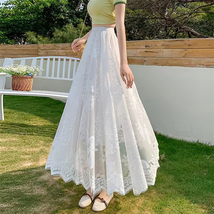 euw multi mesh skirt / ivory 完売品 euw multi mesh skirt / ivory 完売品