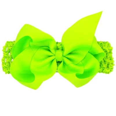 Baby Fashion Solid Color Bow Hair Band for Girls