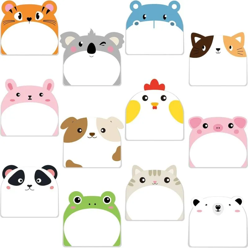 Cartoon Cute Panda Alien Notes Post-It Sticky Notes