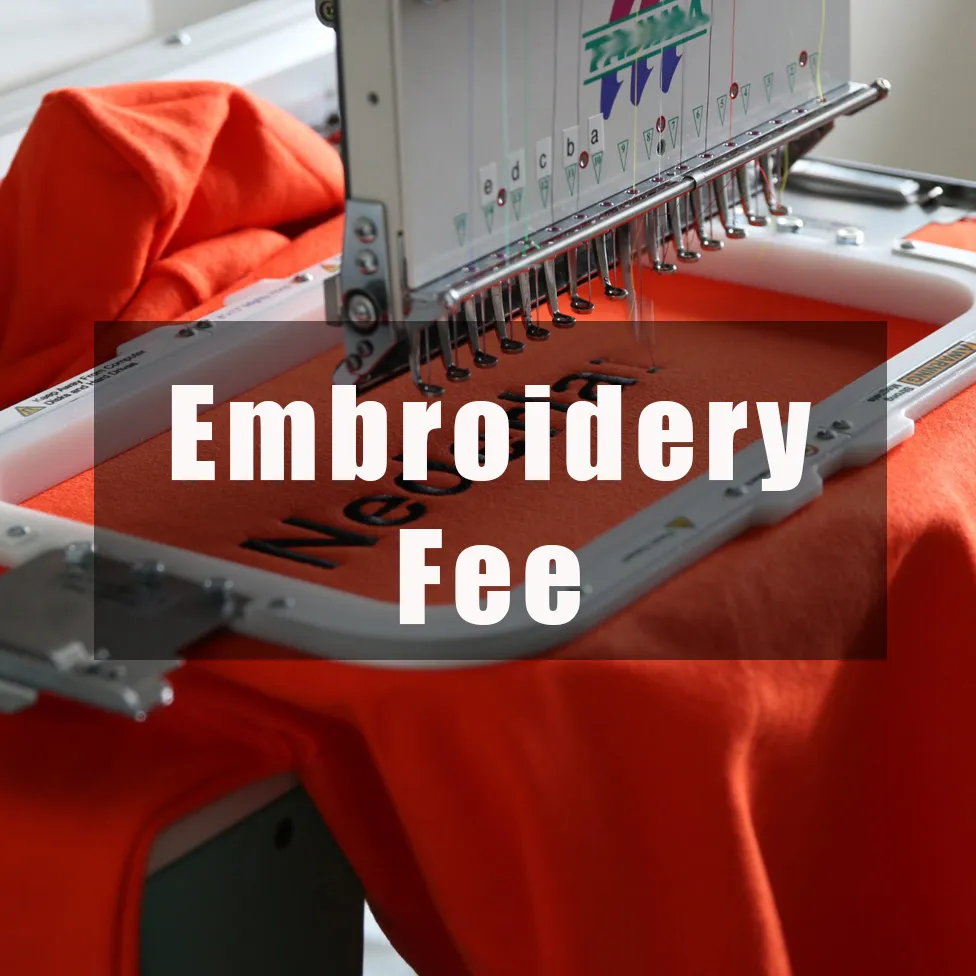 Embroidery Service Charge