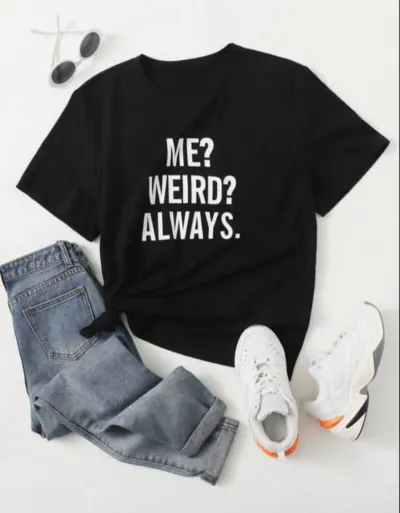 Graphic Printed Short-Sleeved Women Top Summer Loose Fashion Cartoon Basic T-Shirt