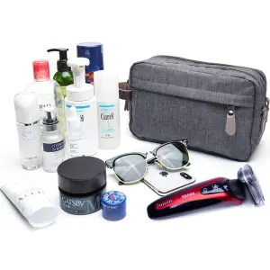 Women Simple Large Capacity Travel Portable Storage Cosmetic Bag Nylon European Style
