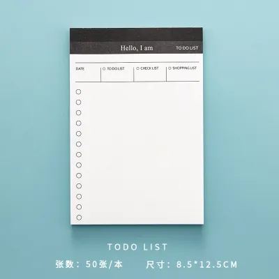 Simple Business Day Plan Office Desktop Paper Brick Memorandum Notes Notebook
