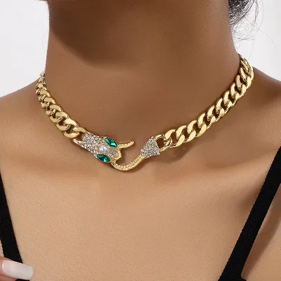 Creative Snake Alloy Chain Fashion Necklace