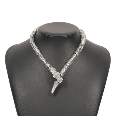 Exaggerated Creative Punk Personality Snake Necklace