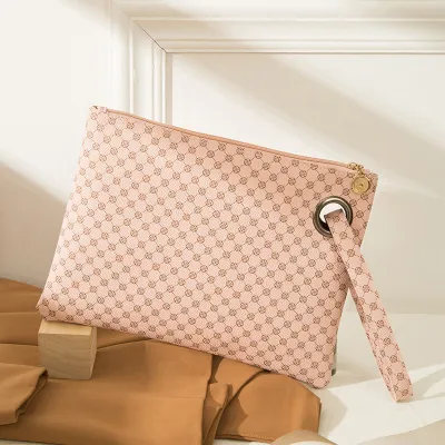Women Fashion Large Capacity Crocodile Print Long Purses Fresh Sweet Zipper Closure