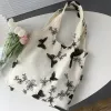 Butterfly Embroidered Canvas Bag