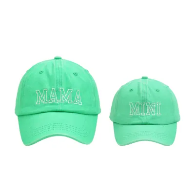 Fashion Casual Embroidery Letter Mama Mini Mom Kids Baseball Cap