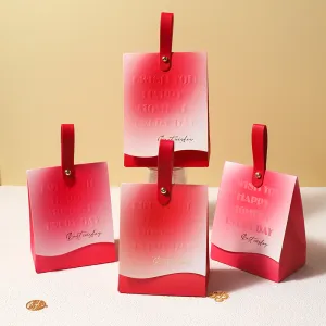 Simple Creative Gradient Wedding Candy Gift Packaging Shopping Bag