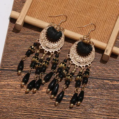 Bohemian Ethnic Vintage Tassel Dangle Earrings