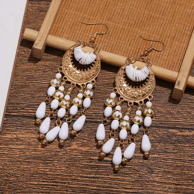 Bohemian Ethnic Vintage Tassel Dangle Earrings